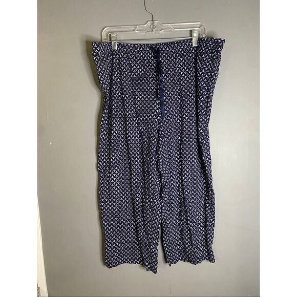 Croft & Barrow Anchor Short Sleeve Pajama Lounge Set Size XXL - Picture 5 of 6
